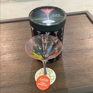 Lolita Colorful Candle Martini Glass